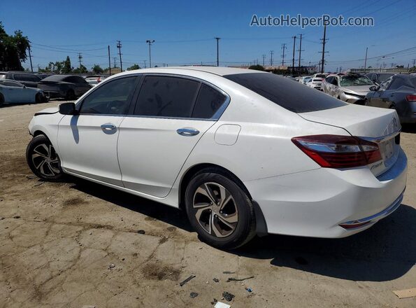 1HGCR2F41GA089446 2016 HONDA ACCORD White Rear left