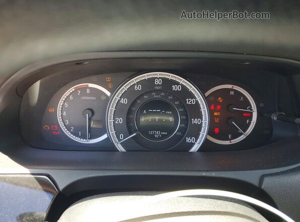 1HGCR2F41GA089446 2016 HONDA ACCORD White Instrument cluster view