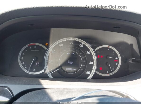 1HGCR2F45GA125574 2016 HONDA ACCORD Gray უკანა სავარძლების ხედი