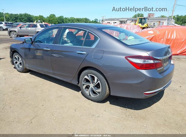 1HGCR2F45GA125574 2016 HONDA ACCORD Gray უკანა მარცხენა