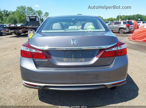 1HGCR2F45GA125574 2016 HONDA ACCORD Gray 