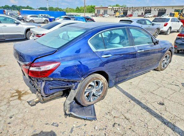 1HGCR2F49GA039720 2016 HONDA ACCORD Blue Հետևի աջ