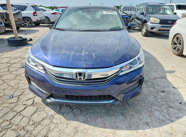 1HGCR2F49GA039720 2016 HONDA ACCORD Blue Դիմացի տեսք