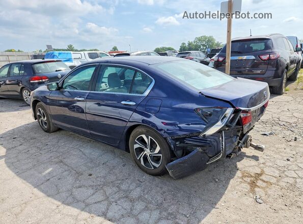 1HGCR2F49GA039720 2016 HONDA ACCORD Blue Հետևի ձախ
