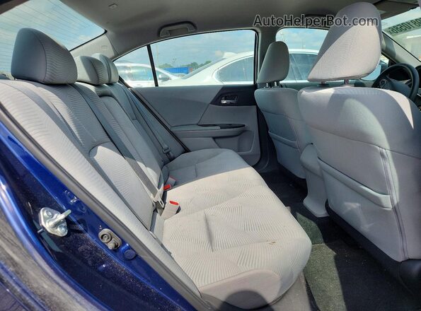 1HGCR2F49GA039720 2016 HONDA ACCORD Blue Հետևի նստատեղերի տեսք