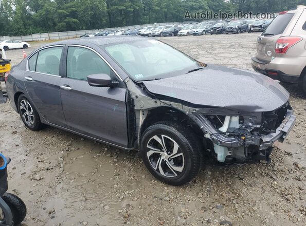 1HGCR2F49GA125562 2016 HONDA ACCORD Gray Przód prawy