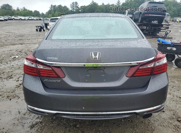 1HGCR2F49GA125562 2016 HONDA ACCORD Gray Widok z tyłu