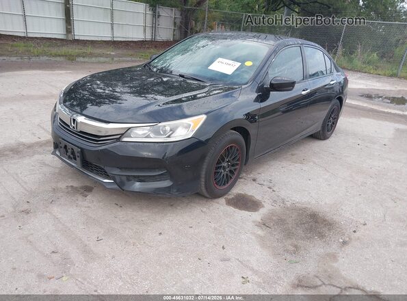 1HGCR2F4XGA138997 2016 HONDA ACCORD Черный Передняя левая четверть