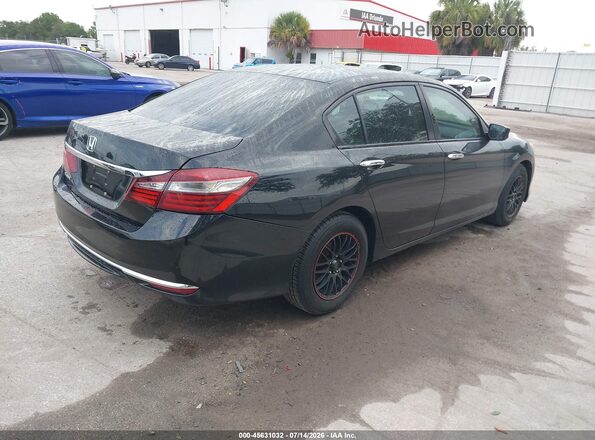 1HGCR2F4XGA138997 2016 HONDA ACCORD Черный Задняя правая четверть
