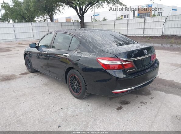 1HGCR2F4XGA138997 2016 HONDA ACCORD Черный Задняя левая четверть