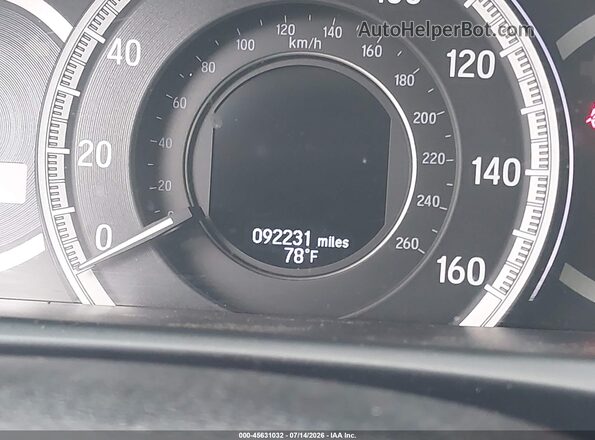 1HGCR2F4XGA138997 2016 HONDA ACCORD Черный Вид задних сидений