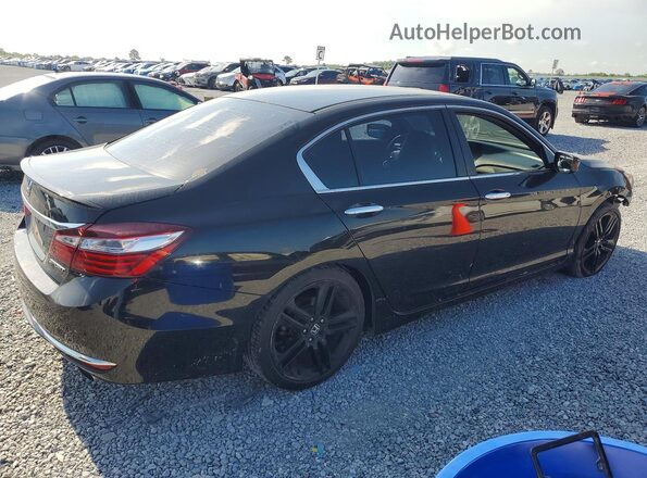 1HGCR2F50GA148351 2016 HONDA ACCORD Черный Задняя правая четверть