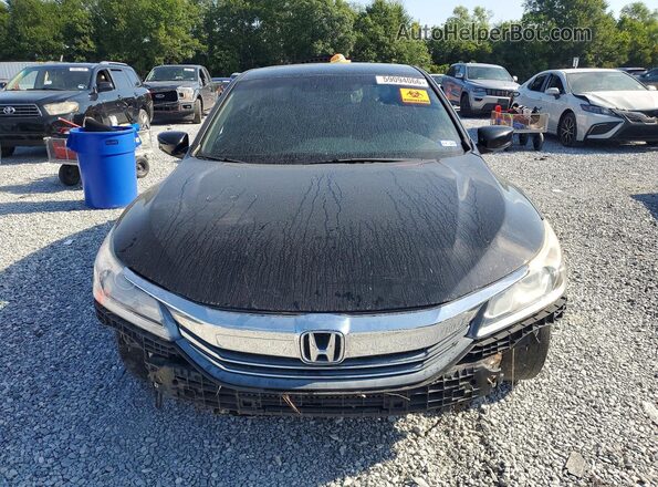 1HGCR2F50GA148351 2016 HONDA ACCORD Черный Вид спереди