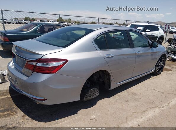 1HGCR2F50GA183682 2016 HONDA ACCORD Silver Հետևի աջ
