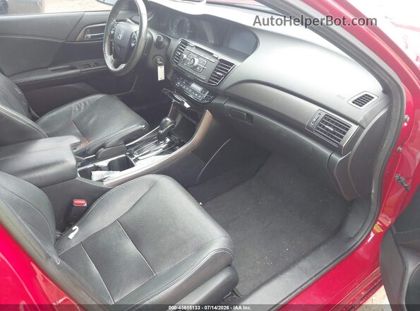 1HGCR2F50GA185089 2016 HONDA ACCORD Red Սալոնի դիմացի տեսք