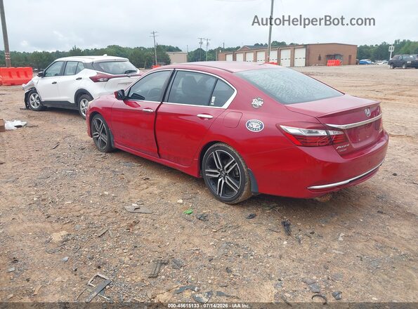 1HGCR2F50GA185089 2016 HONDA ACCORD Red Հետևի ձախ