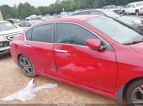 1HGCR2F50GA185089 2016 HONDA ACCORD Red Դիմացի տեսք