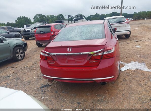 1HGCR2F50GA185089 2016 HONDA ACCORD Red 