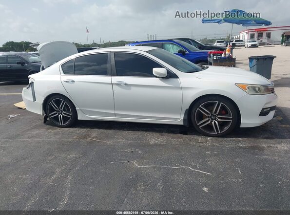 1HGCR2F50GA240866 2016 HONDA ACCORD White Vista interior de 360 grados
