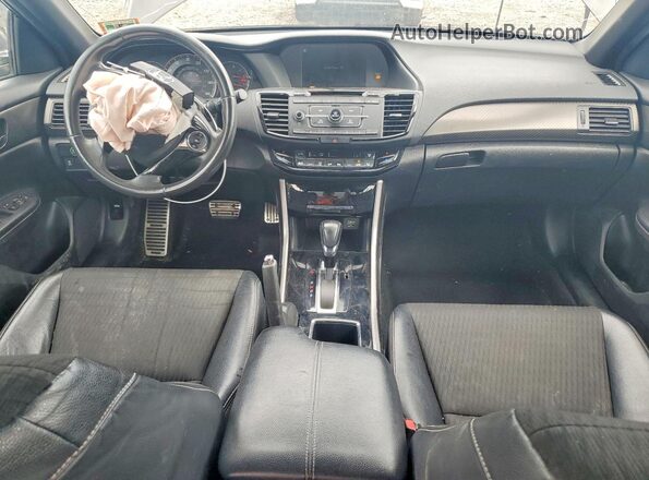 1HGCR2F50HA018166 2017 HONDA ACCORD Black Вид панелі приладів