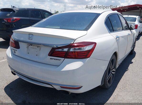 1HGCR2F51GA040031 2016 HONDA ACCORD White Հետևի աջ