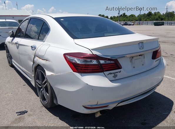 1HGCR2F51GA040031 2016 HONDA ACCORD White Հետևի ձախ
