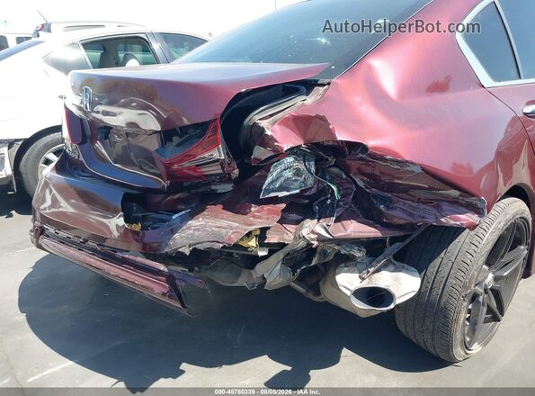 1HGCR2F51GA101703 2016 HONDA ACCORD Burgundy წინა ხედი