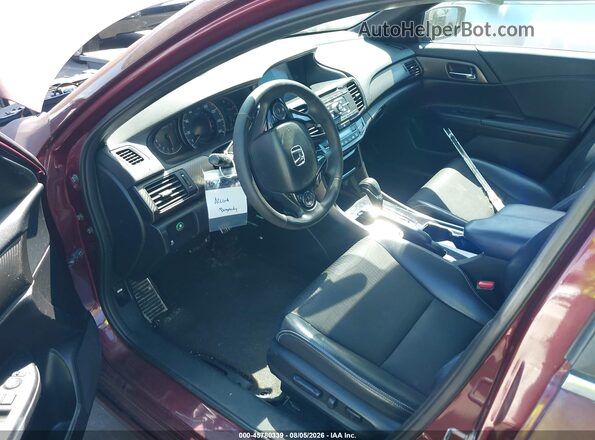1HGCR2F51GA101703 2016 HONDA ACCORD Burgundy 