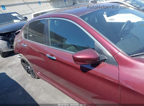 1HGCR2F51GA101703 2016 HONDA ACCORD Burgundy სალონის 360-გრადუსიანი ხედი