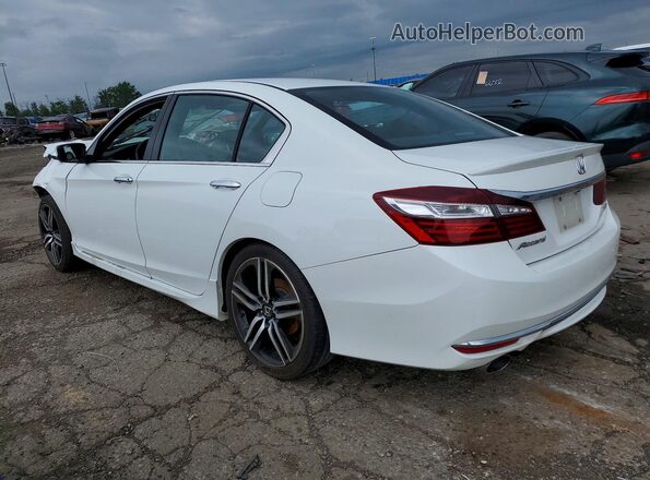 1HGCR2F51GA148911 2016 HONDA ACCORD Белый Задняя левая четверть