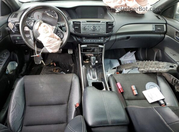 1HGCR2F51GA148911 2016 HONDA ACCORD Белый Вид панели приборов