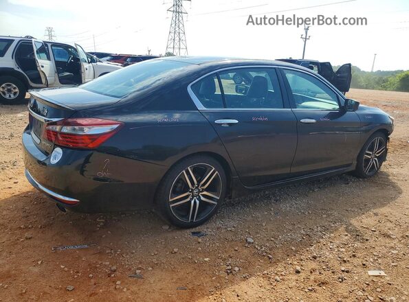 1HGCR2F51GA229150 2016 HONDA ACCORD Black Trasero derecho