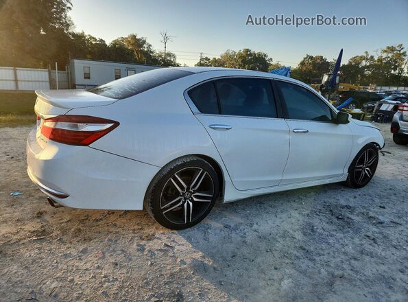 1HGCR2F52GA056979 2016 HONDA ACCORD White Tył prawy