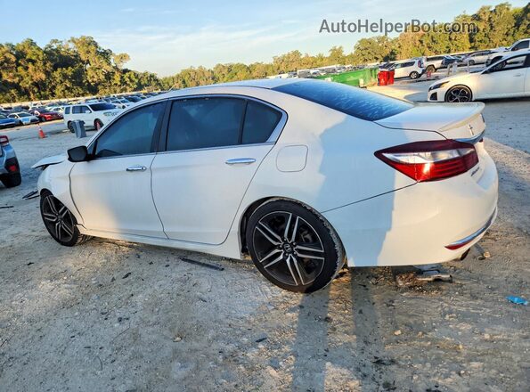 1HGCR2F52GA056979 2016 HONDA ACCORD White Tył lewy