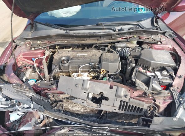 1HGCR2F52GA080215 2016 HONDA ACCORD Maroon უკანა ხედი