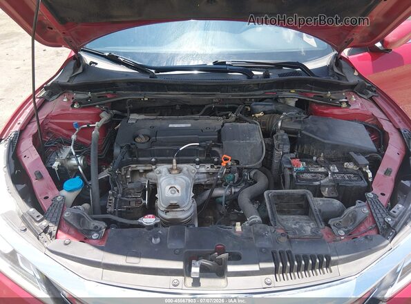 1HGCR2F52GA178404 2016 HONDA ACCORD Красный Вид сзади