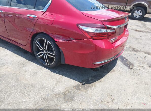 1HGCR2F52GA178404 2016 HONDA ACCORD Красный 