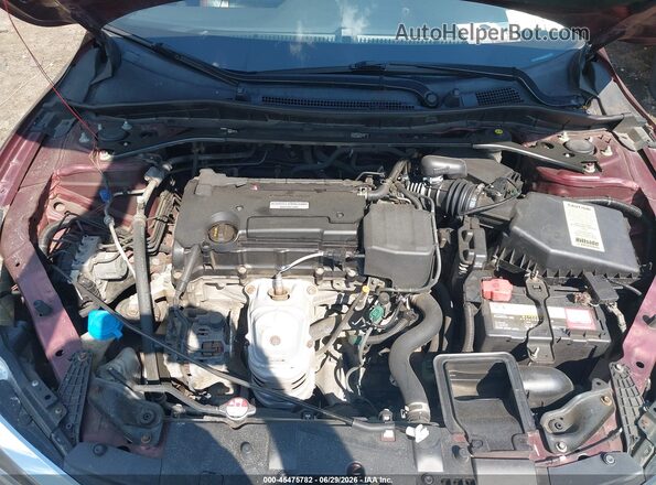1HGCR2F52GA227021 2016 HONDA ACCORD Maroon Vista trasera