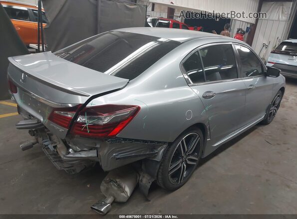1HGCR2F52HA165668 2017 HONDA ACCORD Gray Հետևի աջ