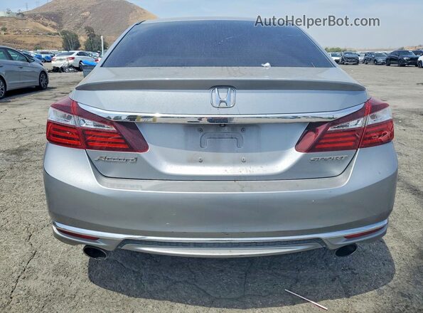 1HGCR2F52HA216618 2017 HONDA ACCORD Silver უკანა ხედი