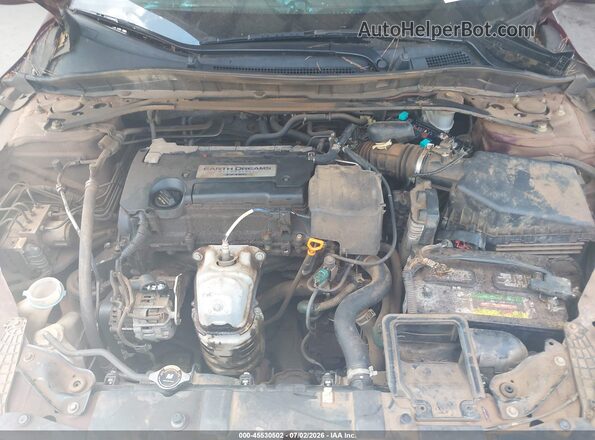 1HGCR2F53GA022968 2016 HONDA ACCORD Maroon Հետևի տեսք