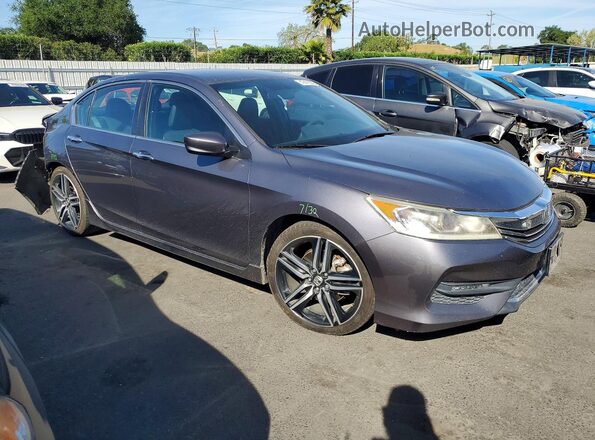 1HGCR2F53GA047305 2016 HONDA ACCORD Gray Առջևի աջ