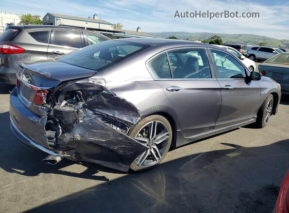 1HGCR2F53GA047305 2016 HONDA ACCORD Gray Հետևի աջ