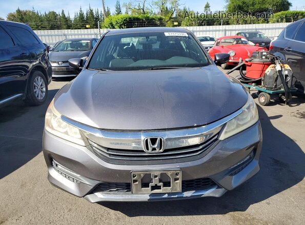 1HGCR2F53GA047305 2016 HONDA ACCORD Gray Դիմացի տեսք