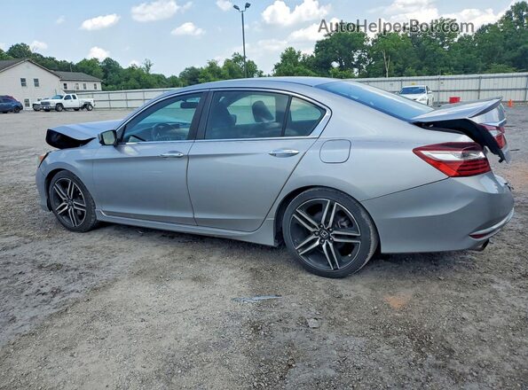 1HGCR2F53GA099291 2016 HONDA ACCORD Gray Rear left