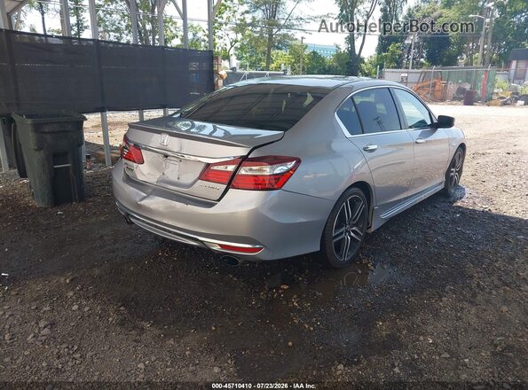 1HGCR2F53GA119314 2016 HONDA ACCORD Серебряный Задняя правая четверть