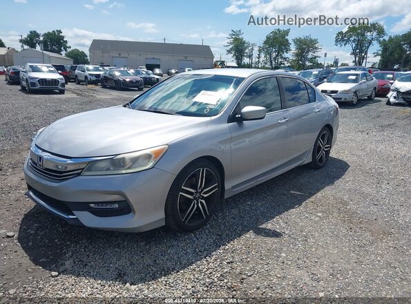 1HGCR2F53GA119314 2016 HONDA ACCORD Серебряный Передняя левая четверть