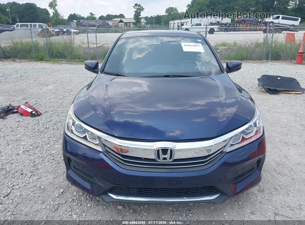 1HGCR2F53GA125727 2016 HONDA ACCORD Синий Вид щитка приборов