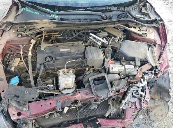 1HGCR2F53GA148103 2016 HONDA ACCORD Burgundy Rear interior view