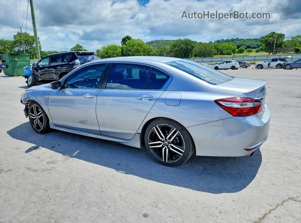 1HGCR2F53GA185068 2016 HONDA ACCORD Серебряный Задняя левая четверть